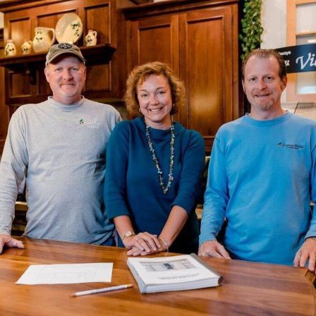 Rusty, Lisa, and Eric will help design the perfect kitchen for your needs & style.
