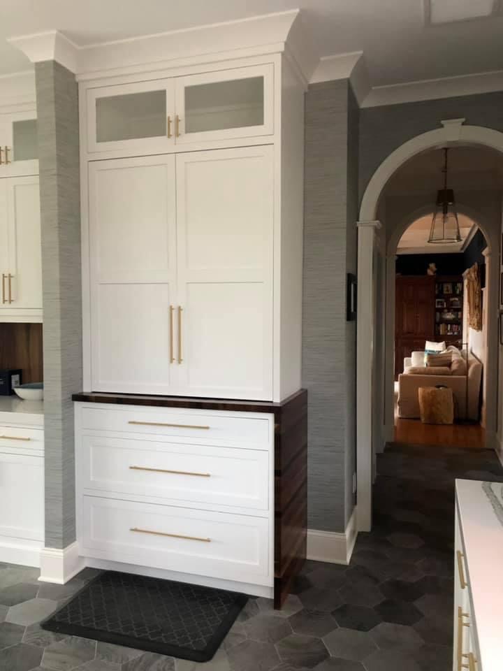 Large White Cabinets
